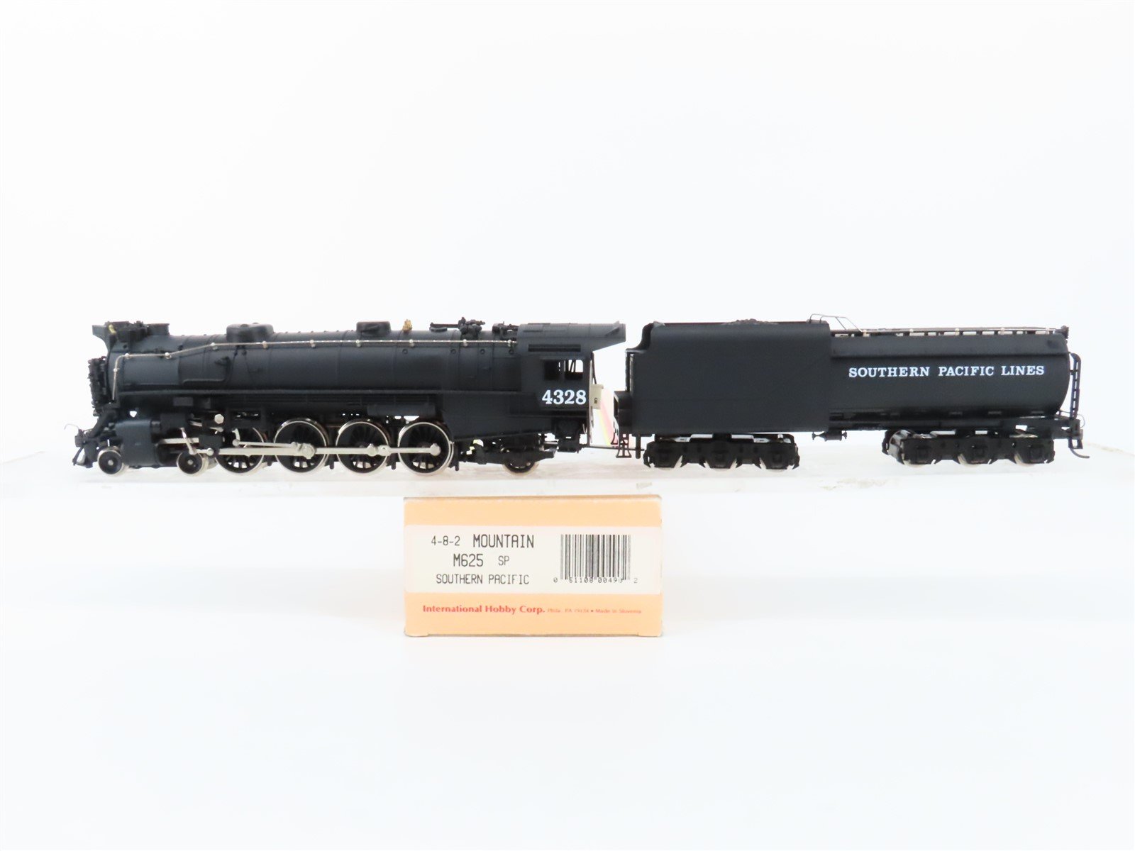 HO Scale IHC M625 SP Southern Pacific 4-8-2 Steam Locomotive #4328