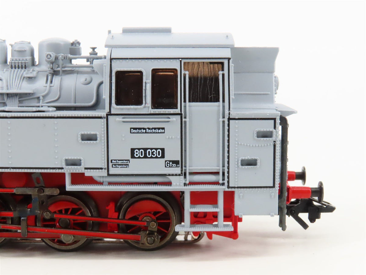 HO Scale Marklin 33043 DR Deutsche Reichsbahn AC Power 0-6-0 Steam Loco #030