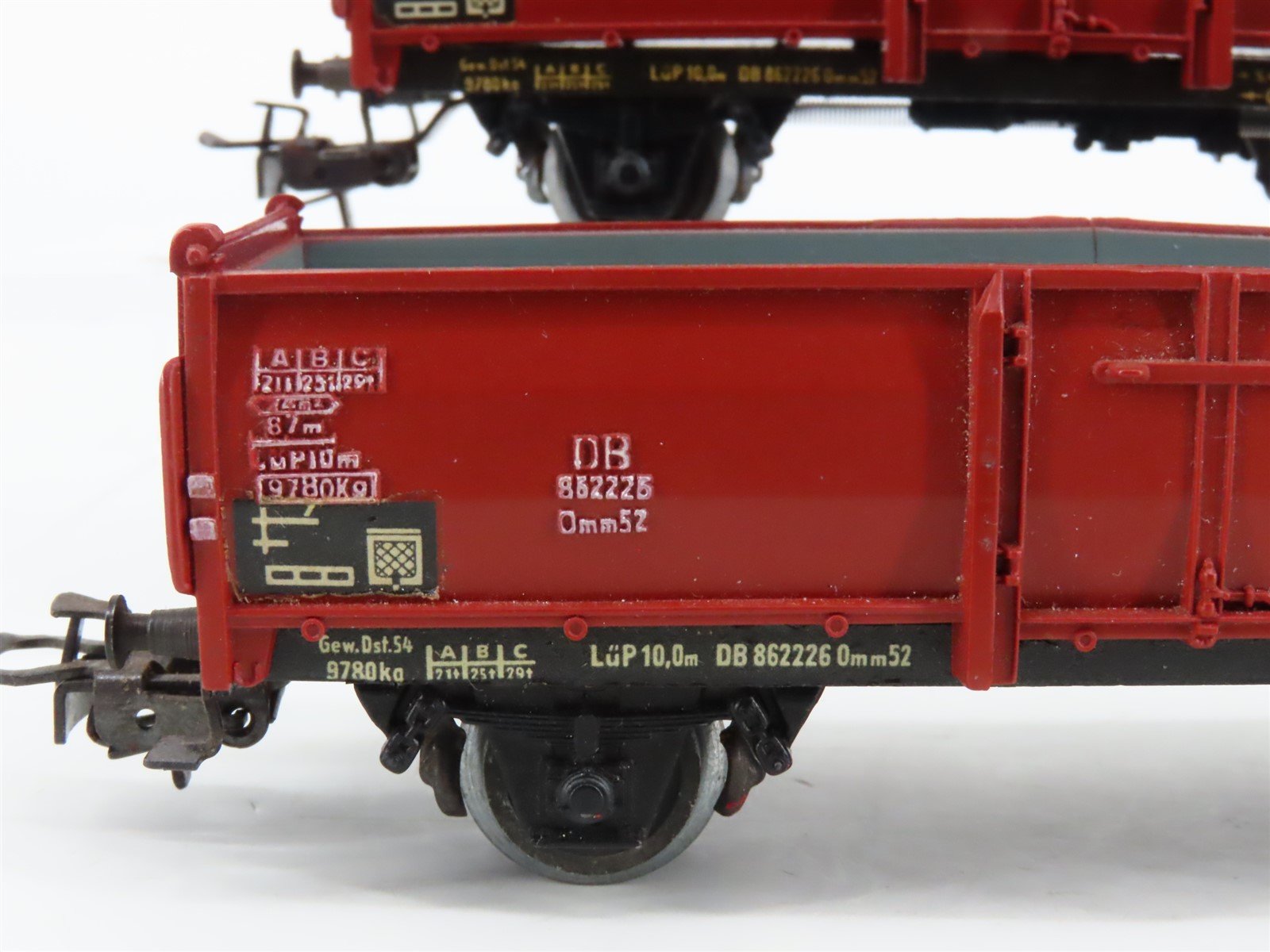 Lot of 2 HO Scale Marklin DB Deutsche Bahn Open Gondola Cars