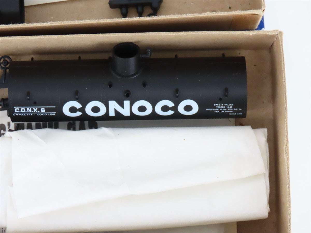 LOT of 7 HO Roundhouse Kits SP Southern Pacific/CONX Conoco Old Timer Tank Cars