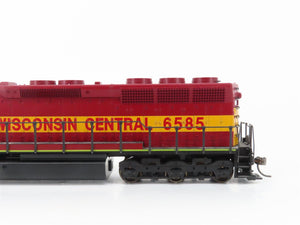 HO Scale Kato 37-1720 WC Wisconsin Central SD45 Diesel Locomotive #6585