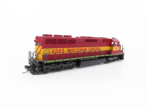 HO Scale Kato 37-1720 WC Wisconsin Central SD45 Diesel Locomotive #6585