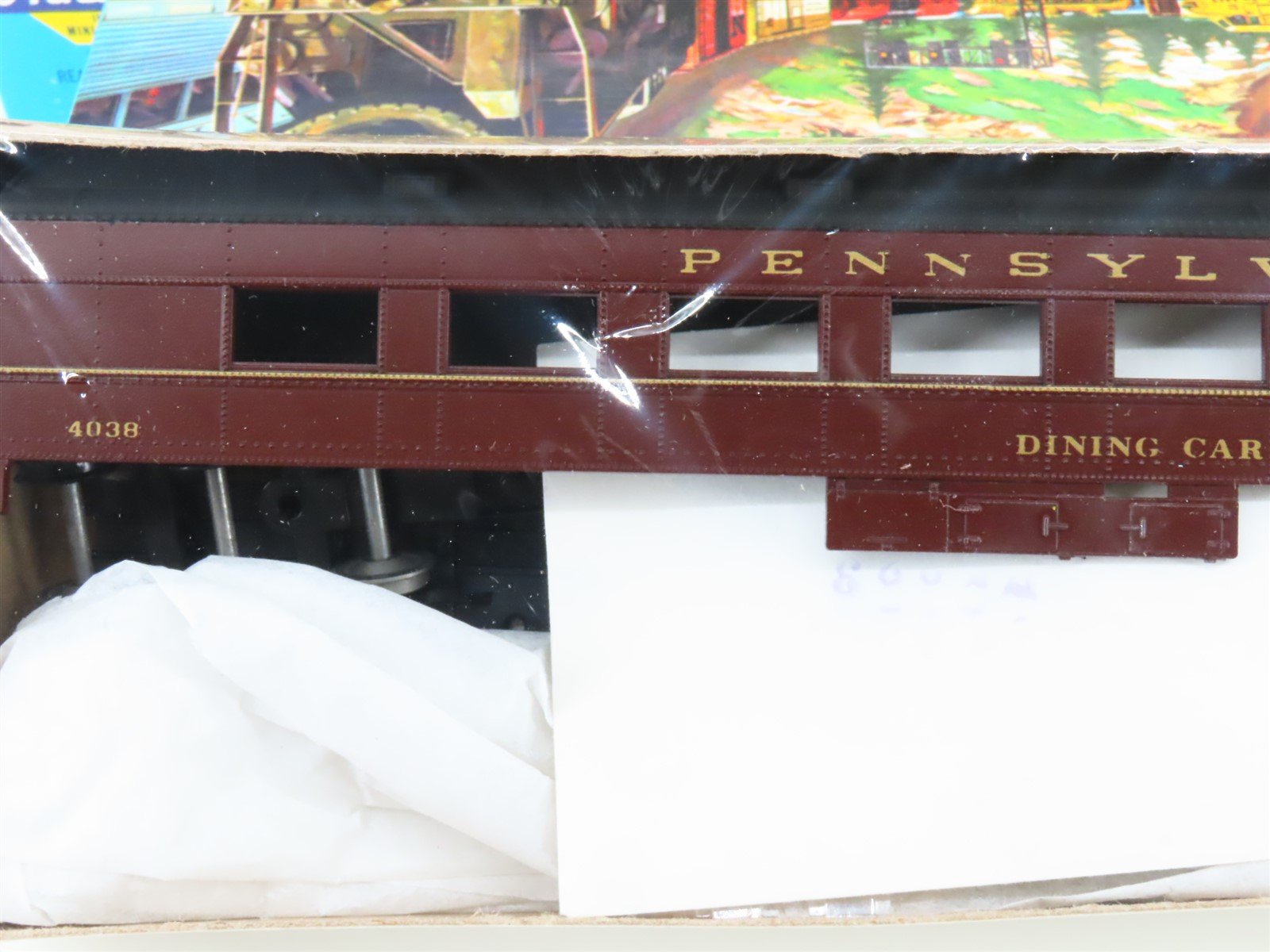 LOT of 5 HO Scale Athearn Kits PRR Pennsylvania Railroad Assorted Passenger Cars