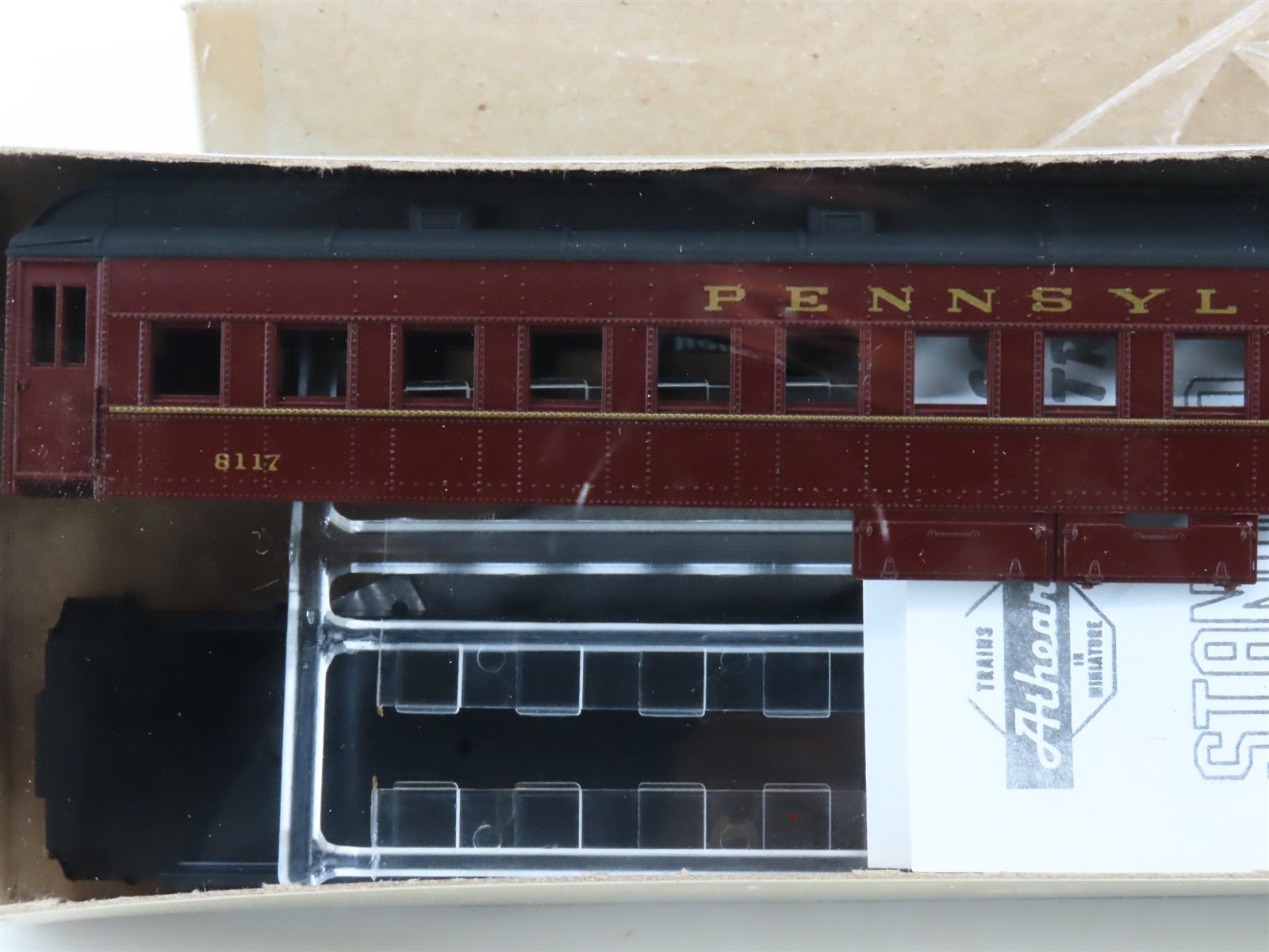 LOT of 5 HO Scale Athearn Kits PRR Pennsylvania Railroad Assorted Passenger Cars