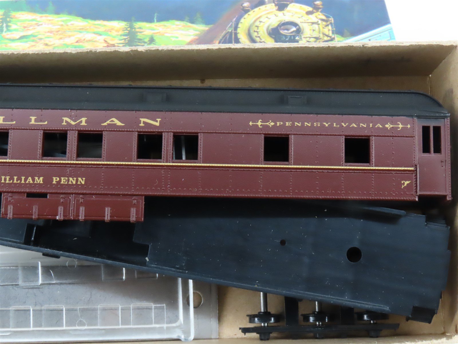 LOT of 5 HO Scale Athearn Kits PRR Pennsylvania Railroad Assorted Passenger Cars