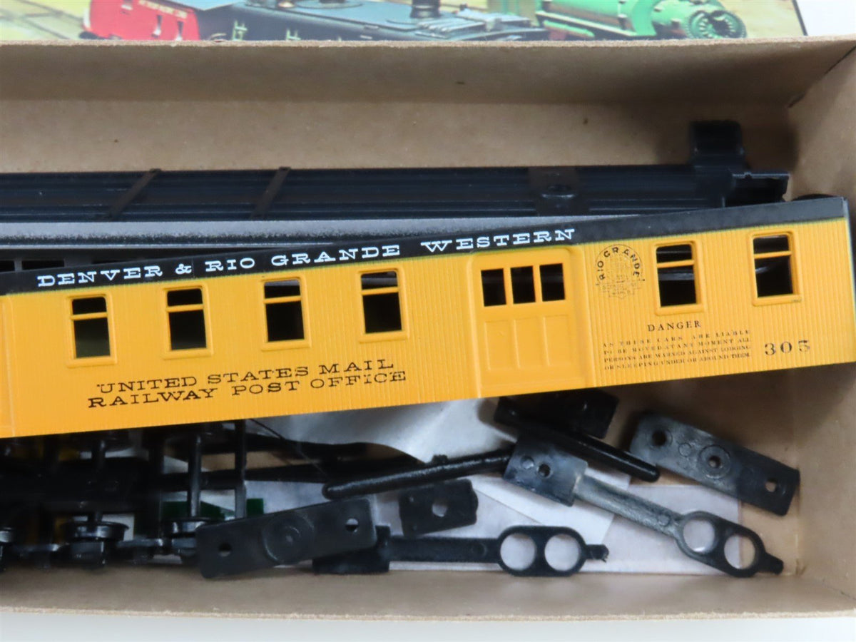 HO Scale Roundhouse Kits D&amp;RGW Rio Grande Overland Assorted Passenger Cars
