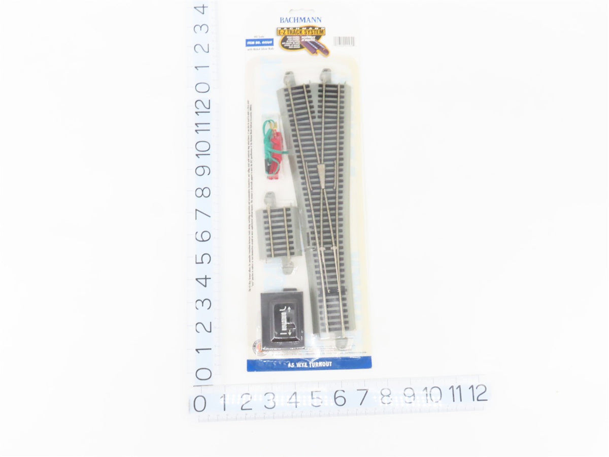 LOT of 4 HO Scale Bachmann E-Z Track Assorted Turnout Switches - Sealed