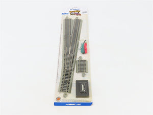 LOT of 4 HO Scale Bachmann E-Z Track 44559 Left Turnout Switches - Sealed