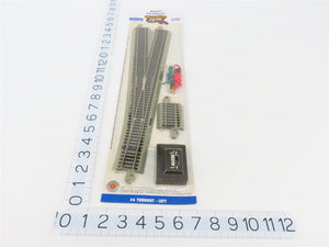LOT of 4 HO Scale Bachmann E-Z Track 44559 Left Turnout Switches - Sealed