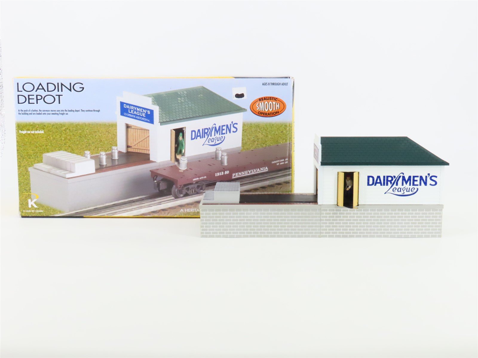 O 1/48 Scale K-Line 6-14291 Dairymen's League Loading Depot