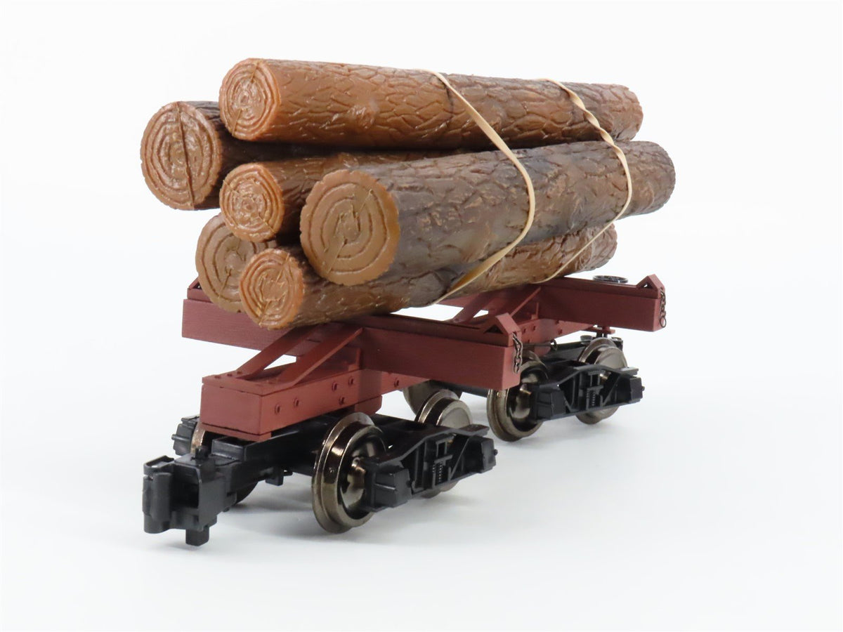 G Scale Bachmann Big Haulers 98490 Skeleton Log Car w/ Logs