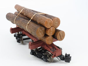 G Scale Bachmann Big Haulers 98490 Skeleton Log Car w/ Logs