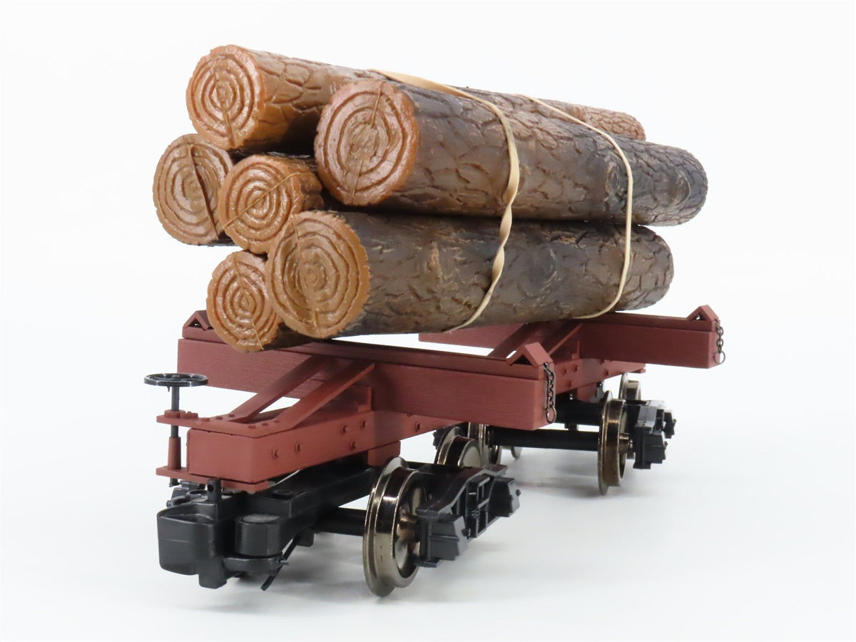 G Scale Bachmann Big Haulers 98490 Skeleton Log Car w/ Logs