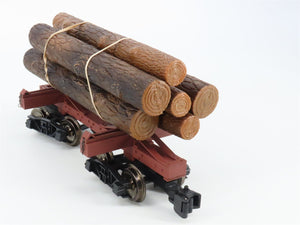 G Scale Bachmann Big Haulers 98490 Skeleton Log Car w/ Logs
