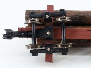 G Scale Bachmann Big Haulers 98490 Skeleton Log Car w/ Logs