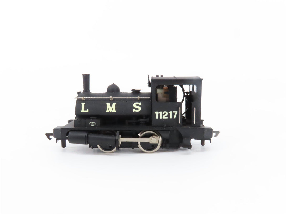 HO Scale Dapol LMS Railway 0-4-0 Steam Locomotive #11217 w/3 Freight Cars