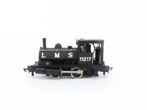 HO Scale Dapol LMS Railway 0-4-0 Steam Locomotive #11217 w/3 Freight Cars