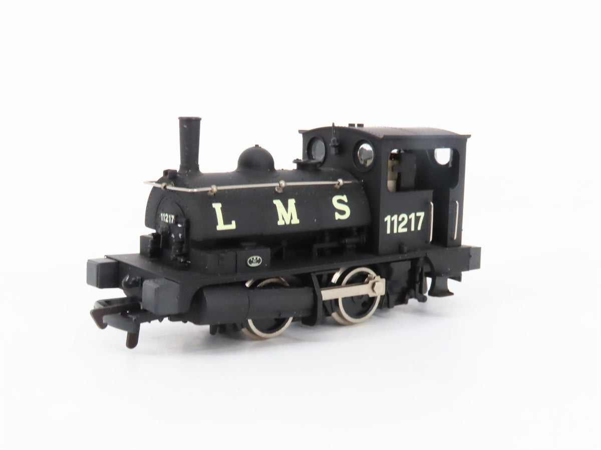 HO Scale Dapol LMS Railway 0-4-0 Steam Locomotive #11217 w/3 Freight Cars