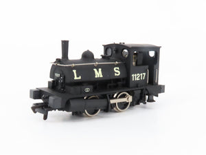 HO Scale Dapol LMS Railway 0-4-0 Steam Locomotive #11217 w/3 Freight Cars