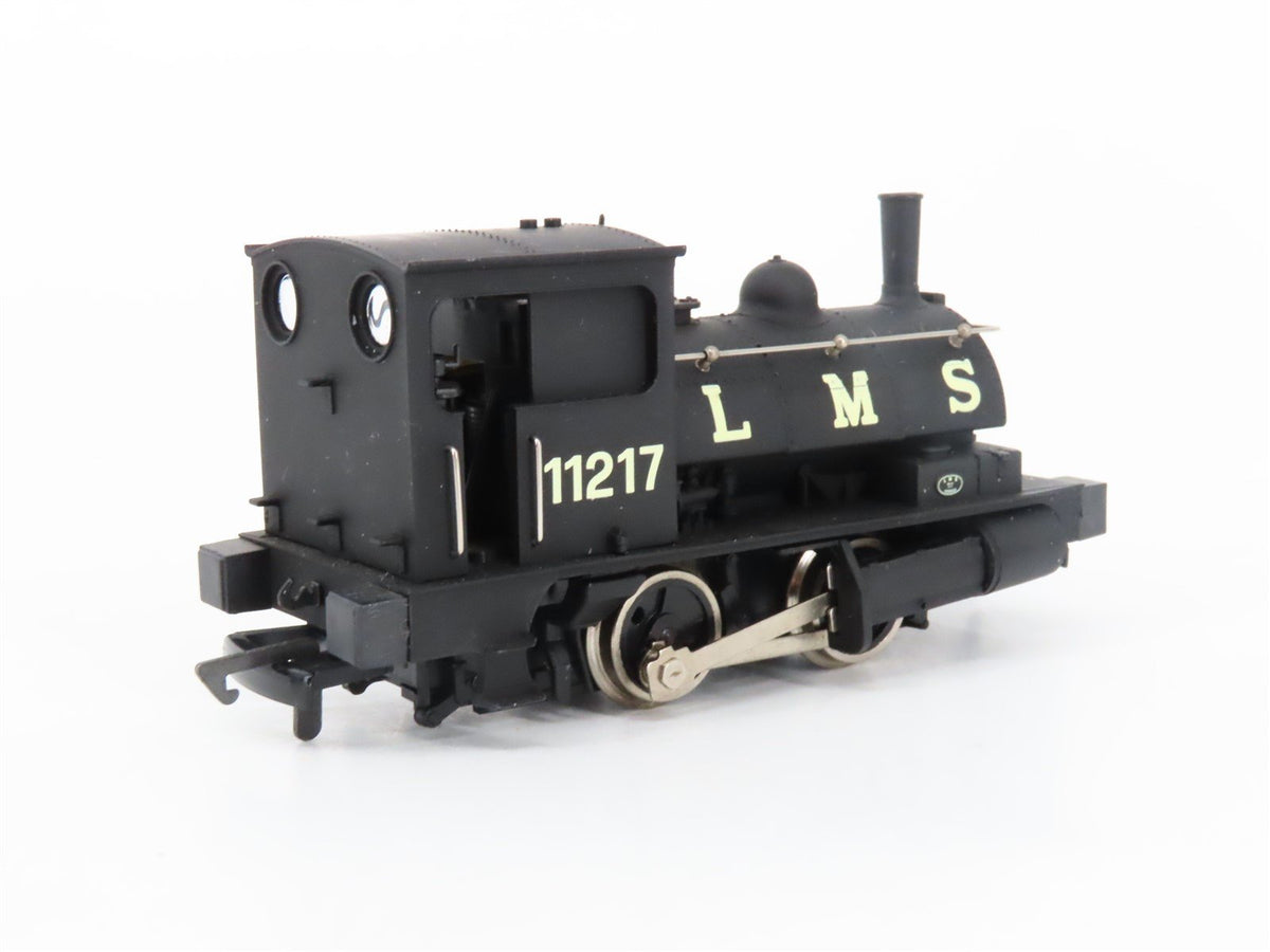 HO Scale Dapol LMS Railway 0-4-0 Steam Locomotive #11217 w/3 Freight Cars