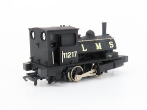 HO Scale Dapol LMS Railway 0-4-0 Steam Locomotive #11217 w/3 Freight Cars