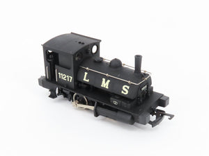 HO Scale Dapol LMS Railway 0-4-0 Steam Locomotive #11217 w/3 Freight Cars