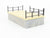 O Gauge 3-Rail K-Line 6-36839 NYMX Operating Milk Car #1027 w/ Platform