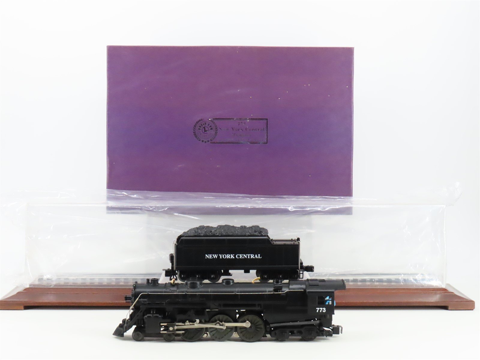 O 3-Rail Lionel 6-18058 Century Club NYC 4-6-4 Hudson Steam #773 w/ Display Case
