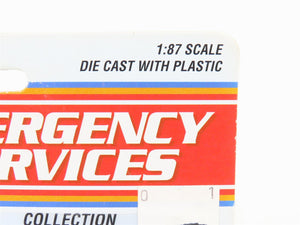HO Scale Boley Land Sea Air Emergency Services 2070 Police Boat w/ Trailer Blue