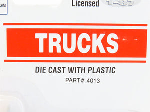 HO Scale Boley Dept 1-87 International Trucks 4013-86 Flatbed Truck Yellow Cab