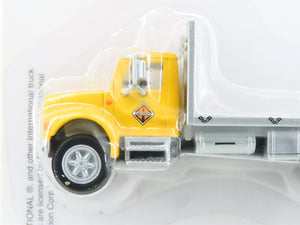 HO Scale Boley Dept 1-87 International Trucks 4013 Flatbed Truck Yellow Cab