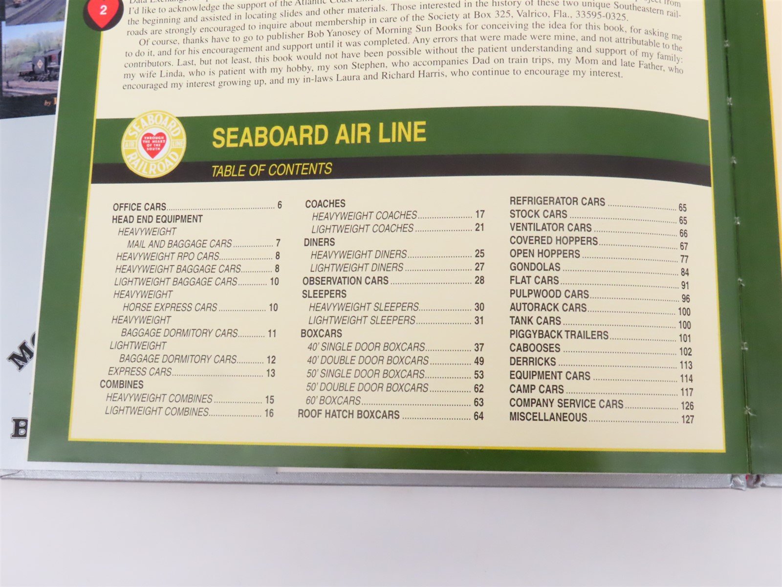 Morning Sun Seaboard Air Line Color Guide by Peter Faulk ©1998 HC Book