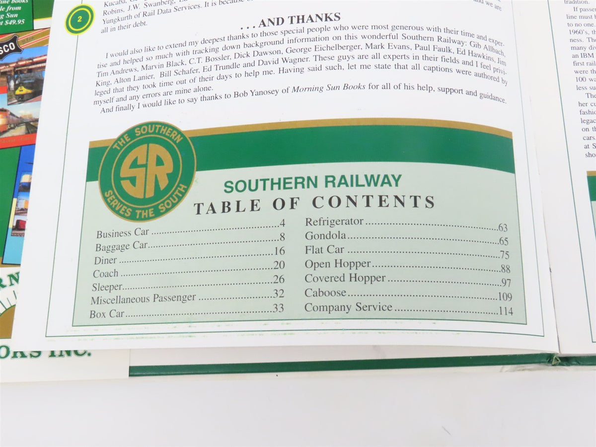 Morning Sun Southern Railway Color Guide by James Kinkaid ©1996 HC Book