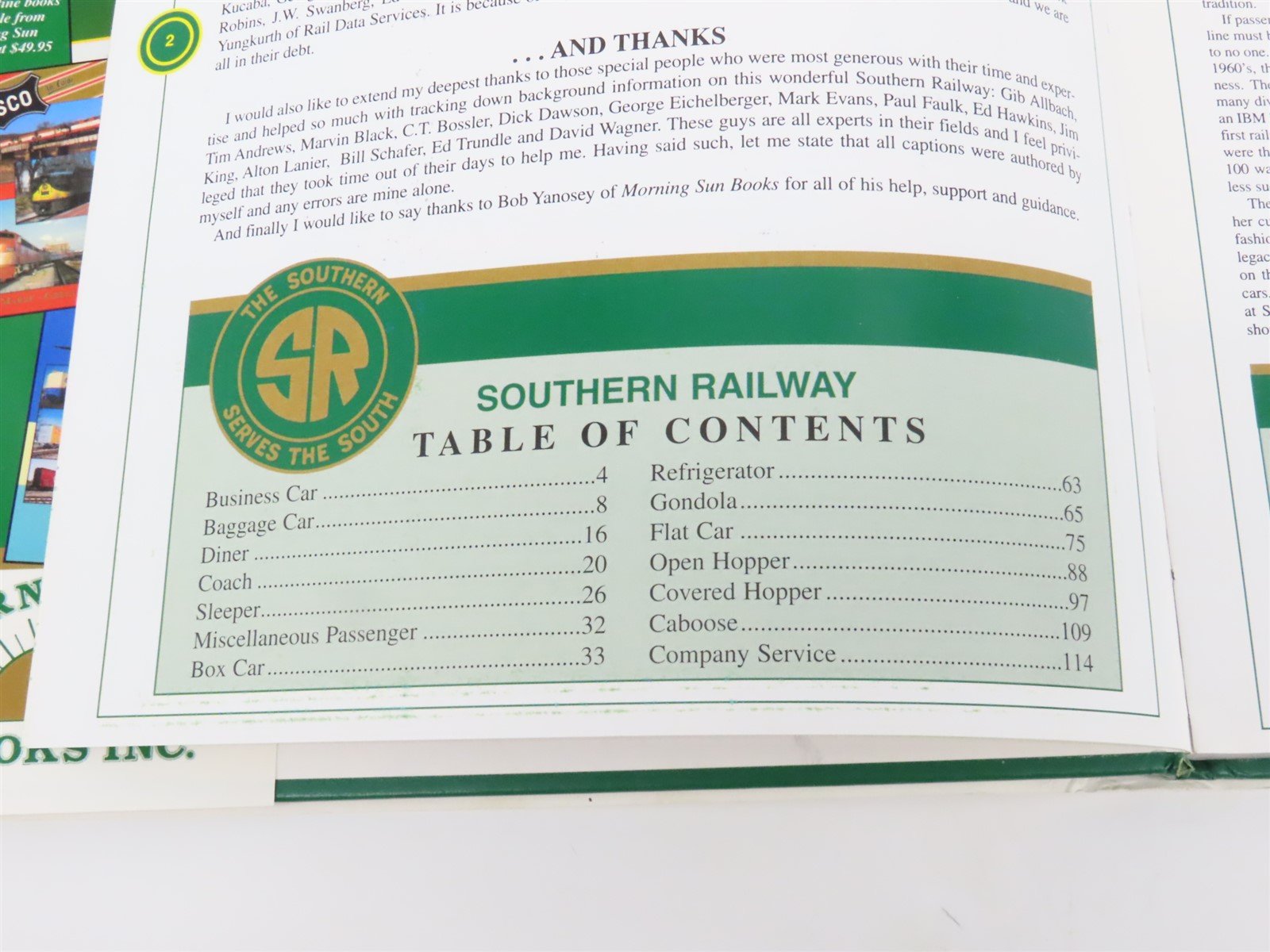 Morning Sun Southern Railway Color Guide by James Kinkaid ©1996 HC Book