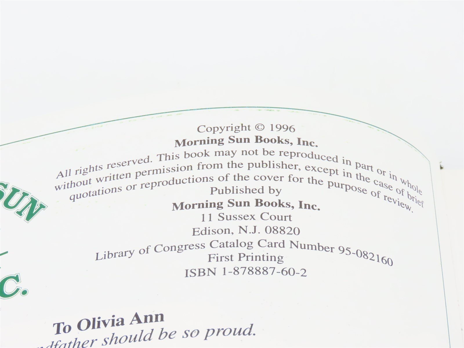 Morning Sun Southern Railway Color Guide by James Kinkaid ©1996 HC Book