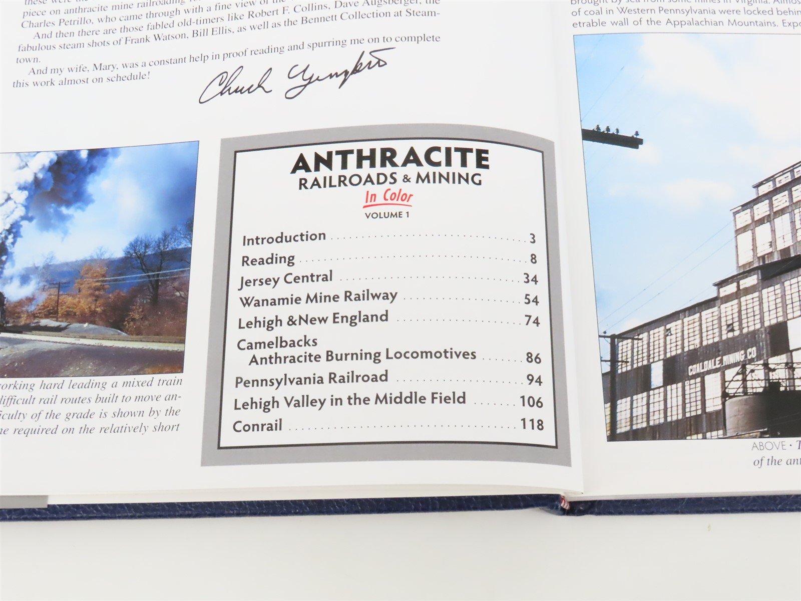 Morning Sun Anthracite Railroads & Mining Volume 1 by Chuck Yungkurth ©2010 HC