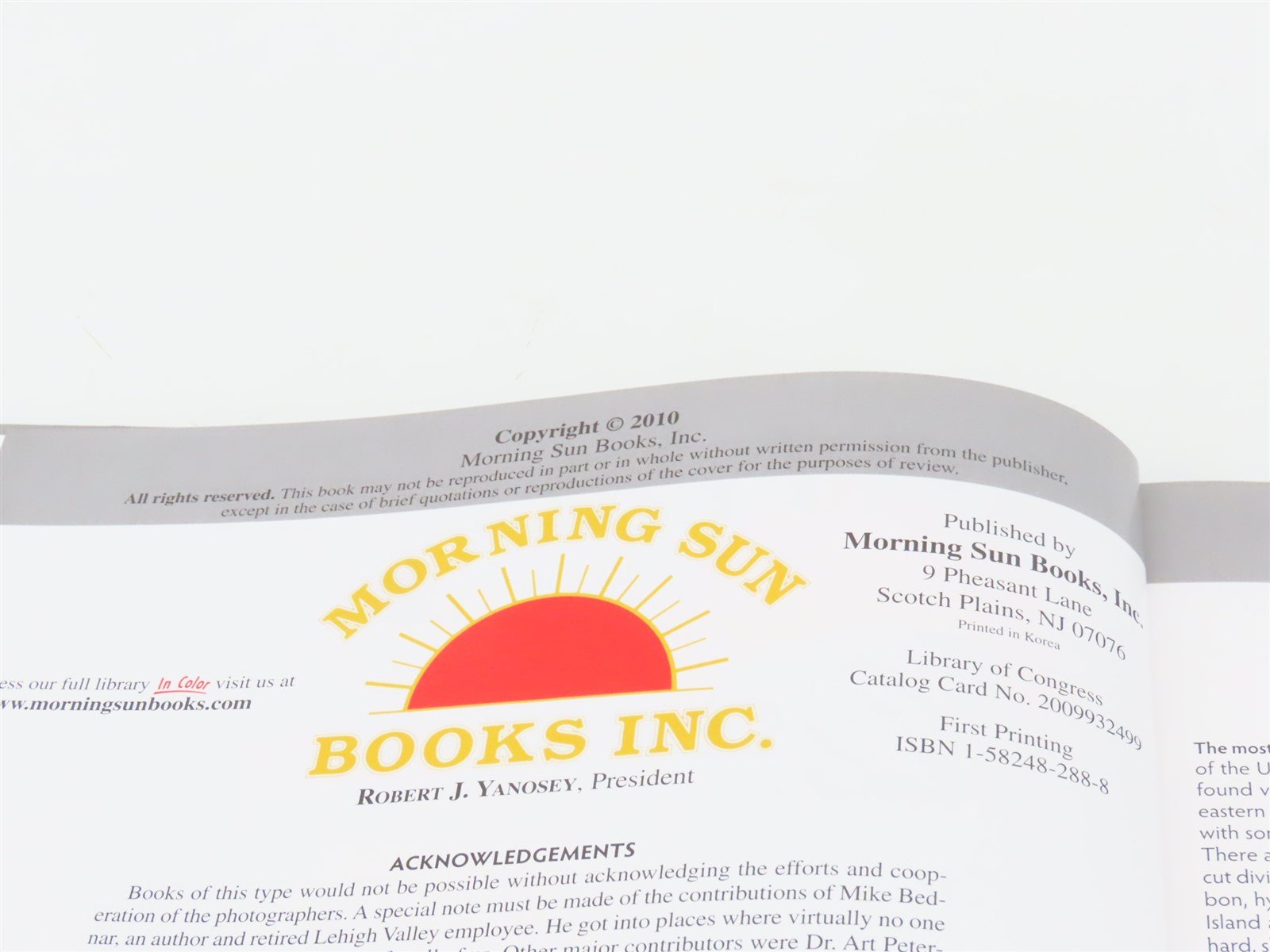 Morning Sun Anthracite Railroads & Mining Volume 1 by Chuck Yungkurth ©2010 HC