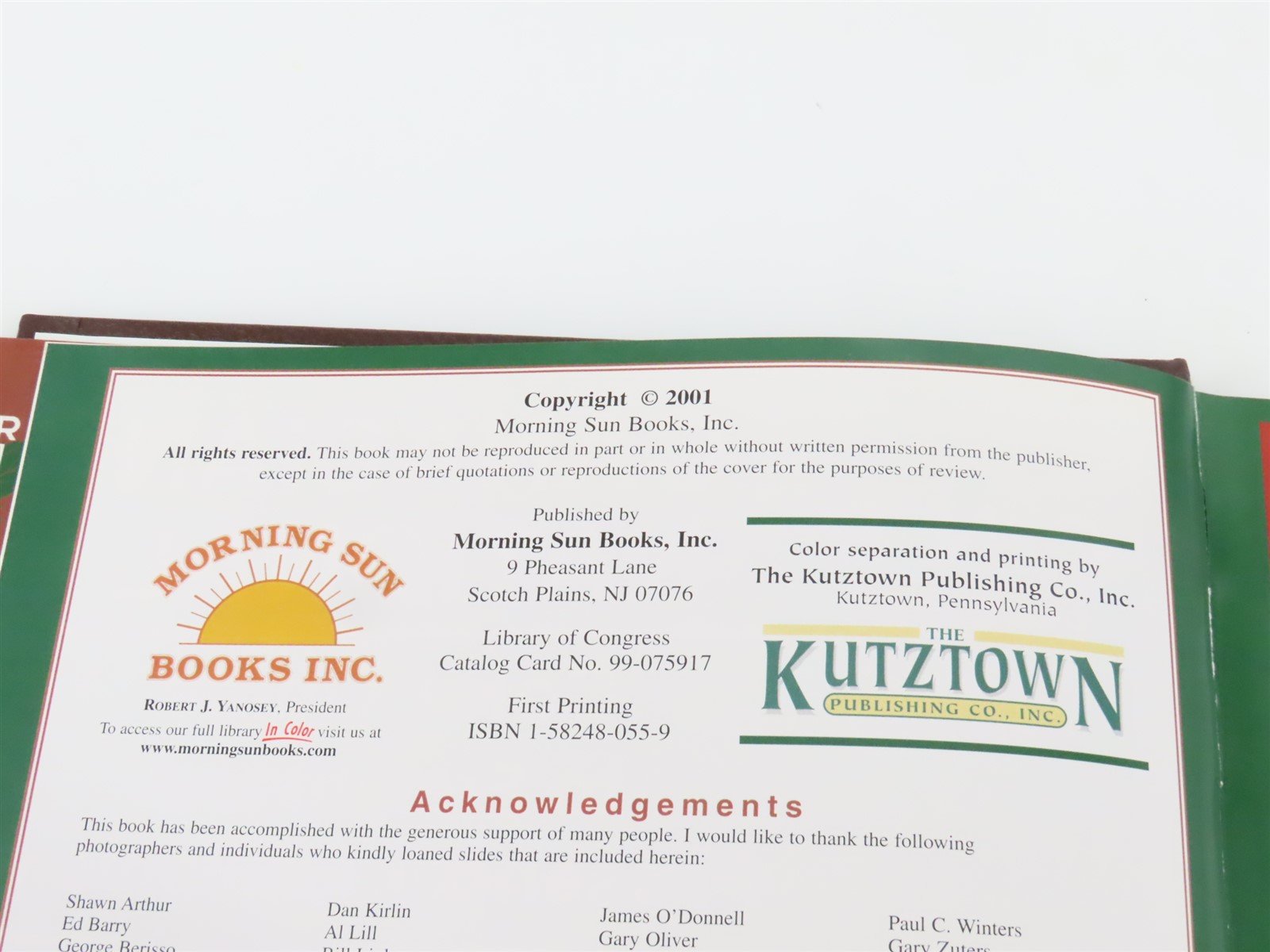 Morning Sun Canadian National Color Guide Volume 2 by John Riddell ©2001 HC Book