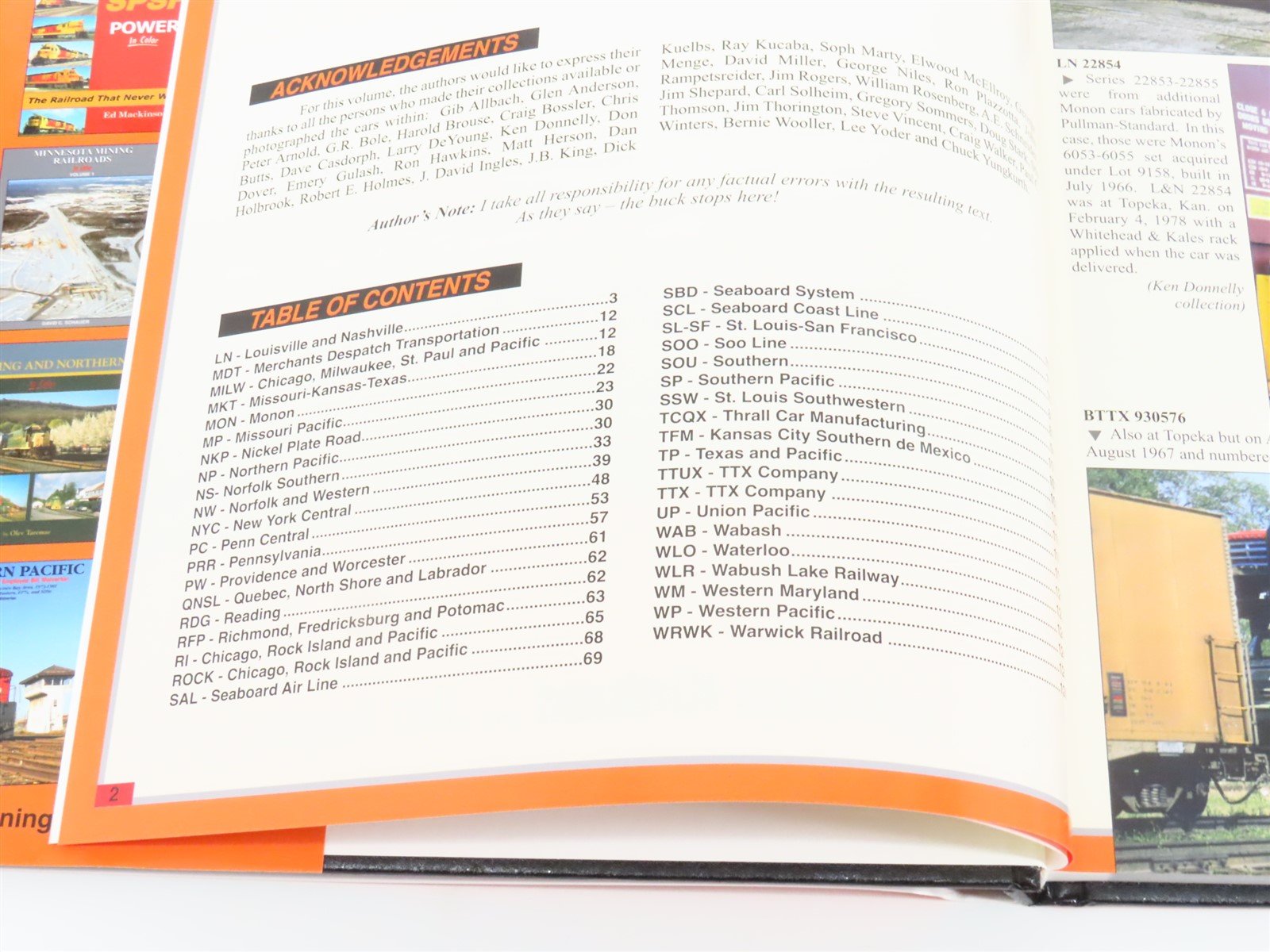 Morning Sun Auto Rack Color Guide Volume Two: LN- WRWK by James Kinkaid ©2019 HC