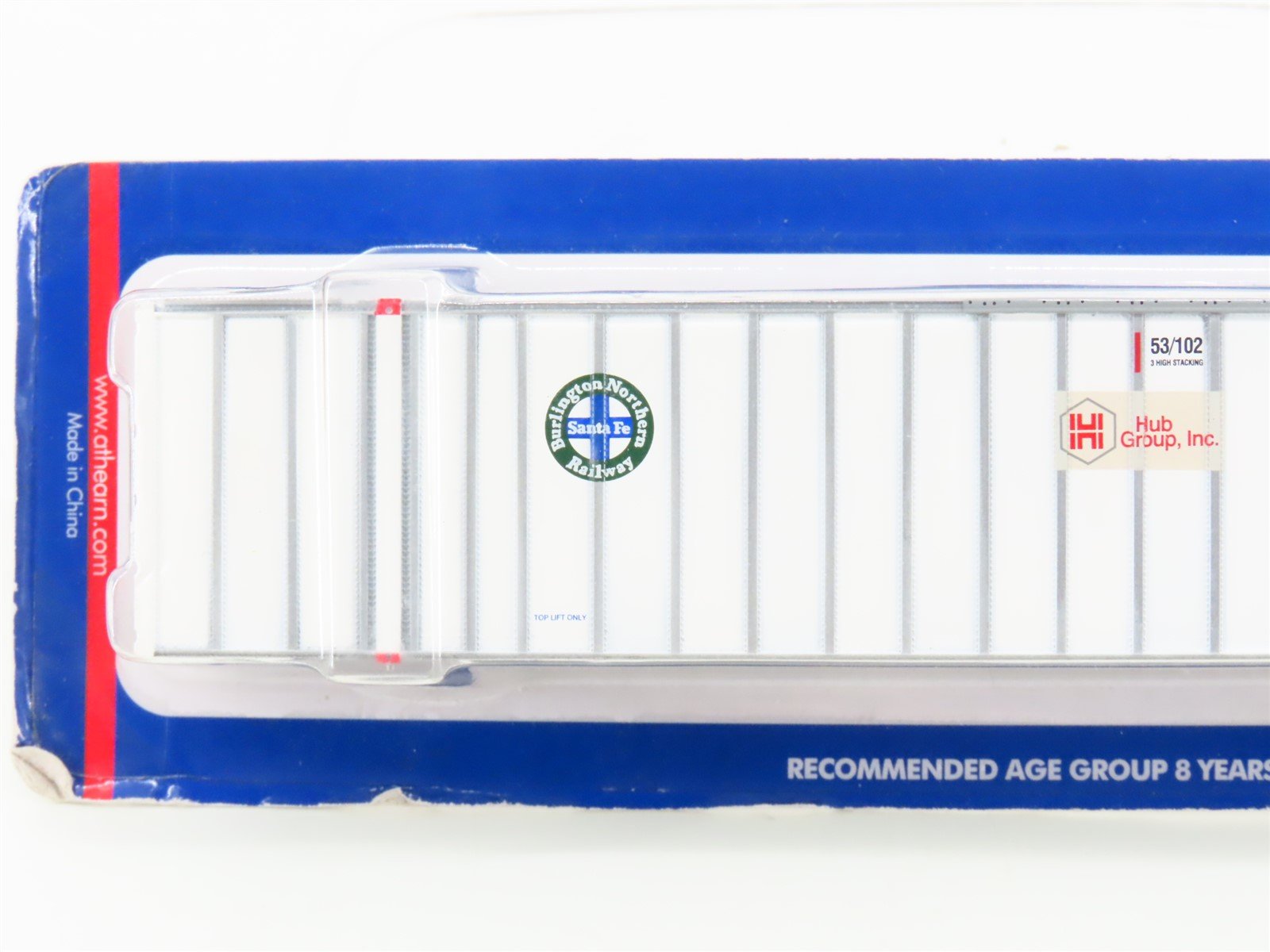 HO Scale Athearn 02684 NS/BNSF Railway 53' Stoughton Exterior Post Container