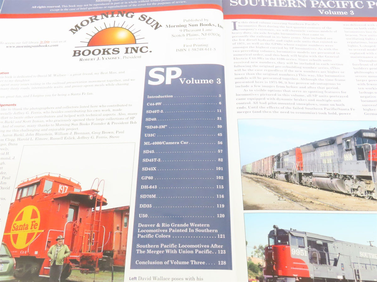 Morning Sun Southern Pacific Power Volume 3 by Ed Mackinson ©2017 HC Book