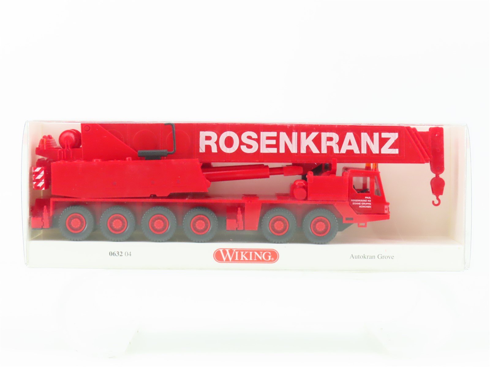 HO 1/87 Scale Wiking 063204 Grove Rosenkranz Mobile Crane