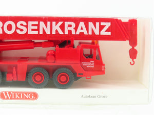 HO 1/87 Scale Wiking 063204 Grove Rosenkranz Mobile Crane