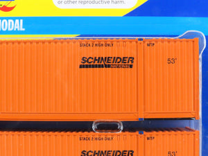HO Scale Athearn ATH27981 Schneider 53' CICM Hi-Cube Container 3-Pack