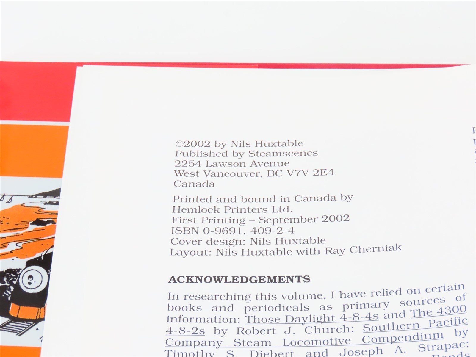 Daylight Reflections Volume One by Nils Huxtable ©2002 HC Book - SIGNED