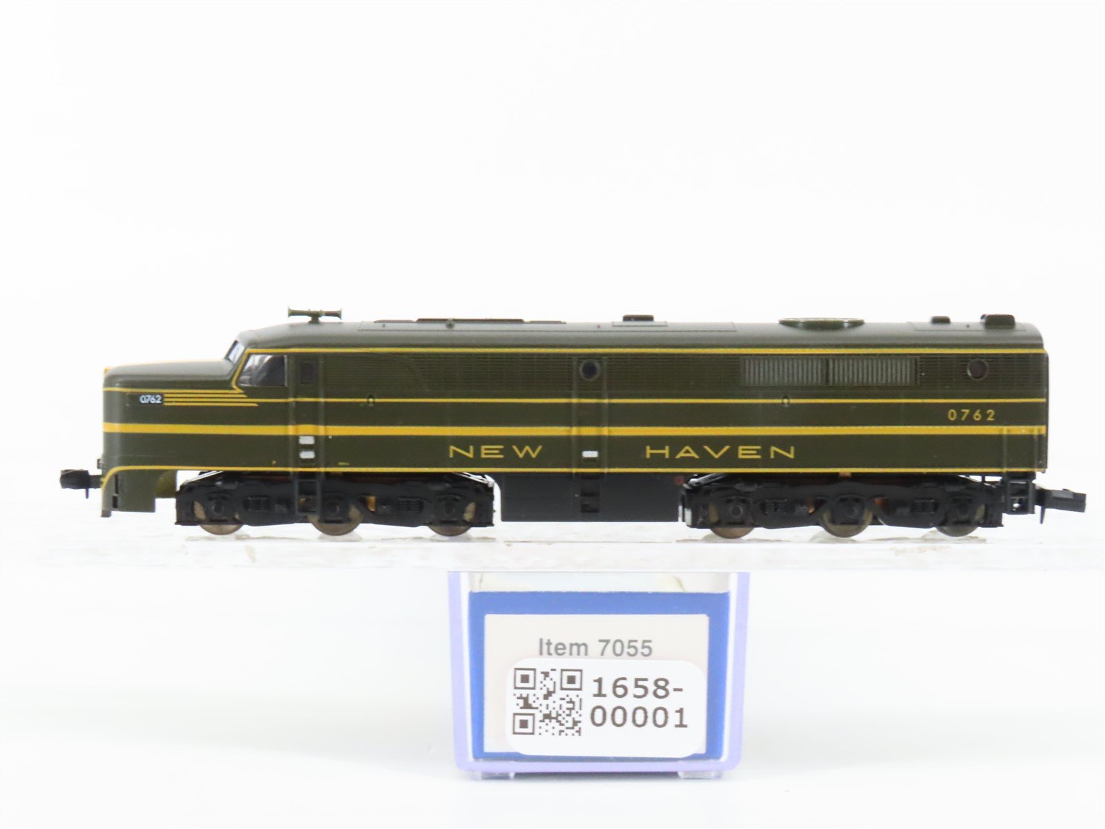 N Scale Life-Like 7055 NH New Haven ALCO PA Diesel Locomotive #0762