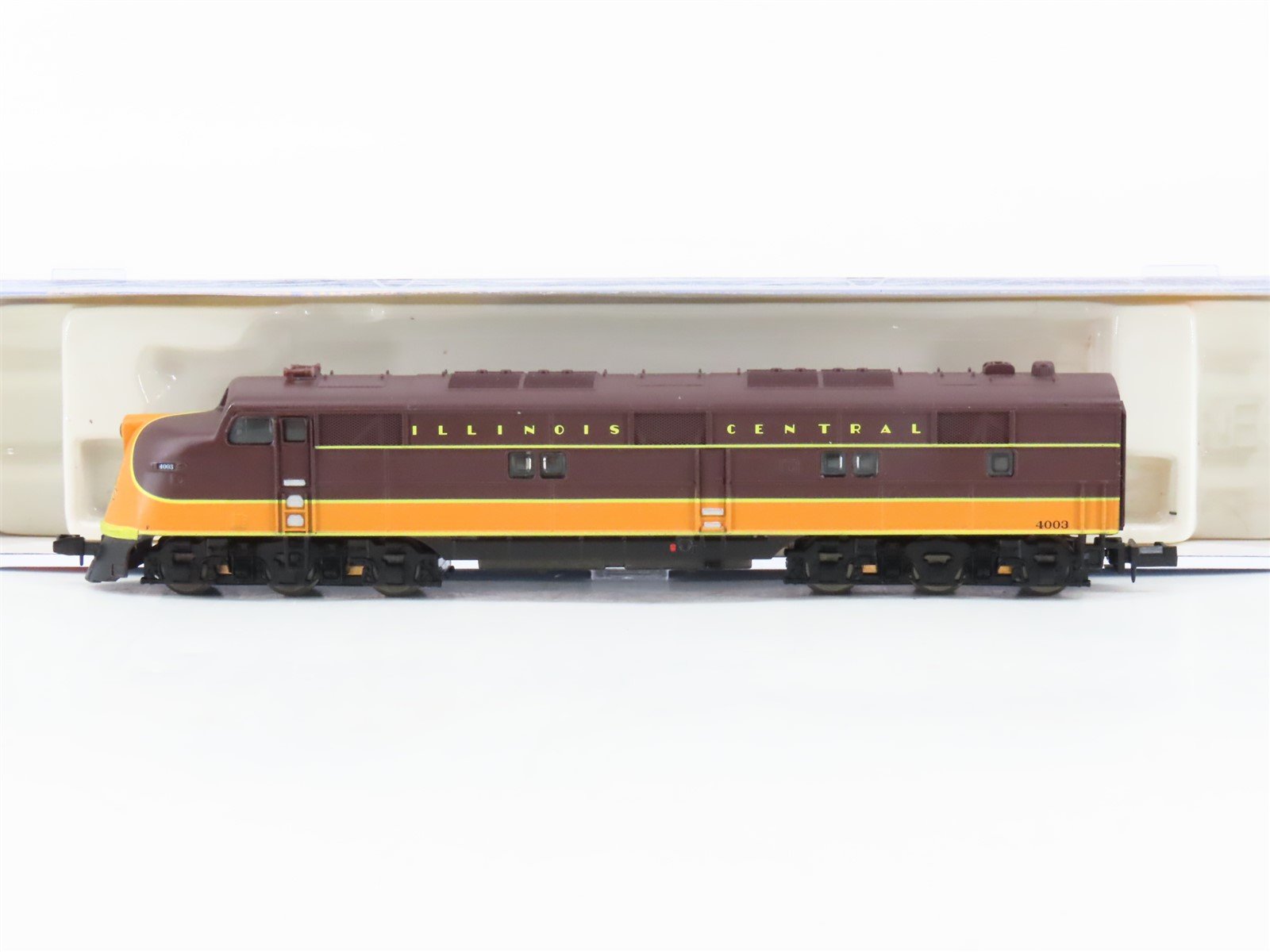 N Scale Life-Like 7353 IC Illinois Central EMD E6A Diesel Locomotive #4003