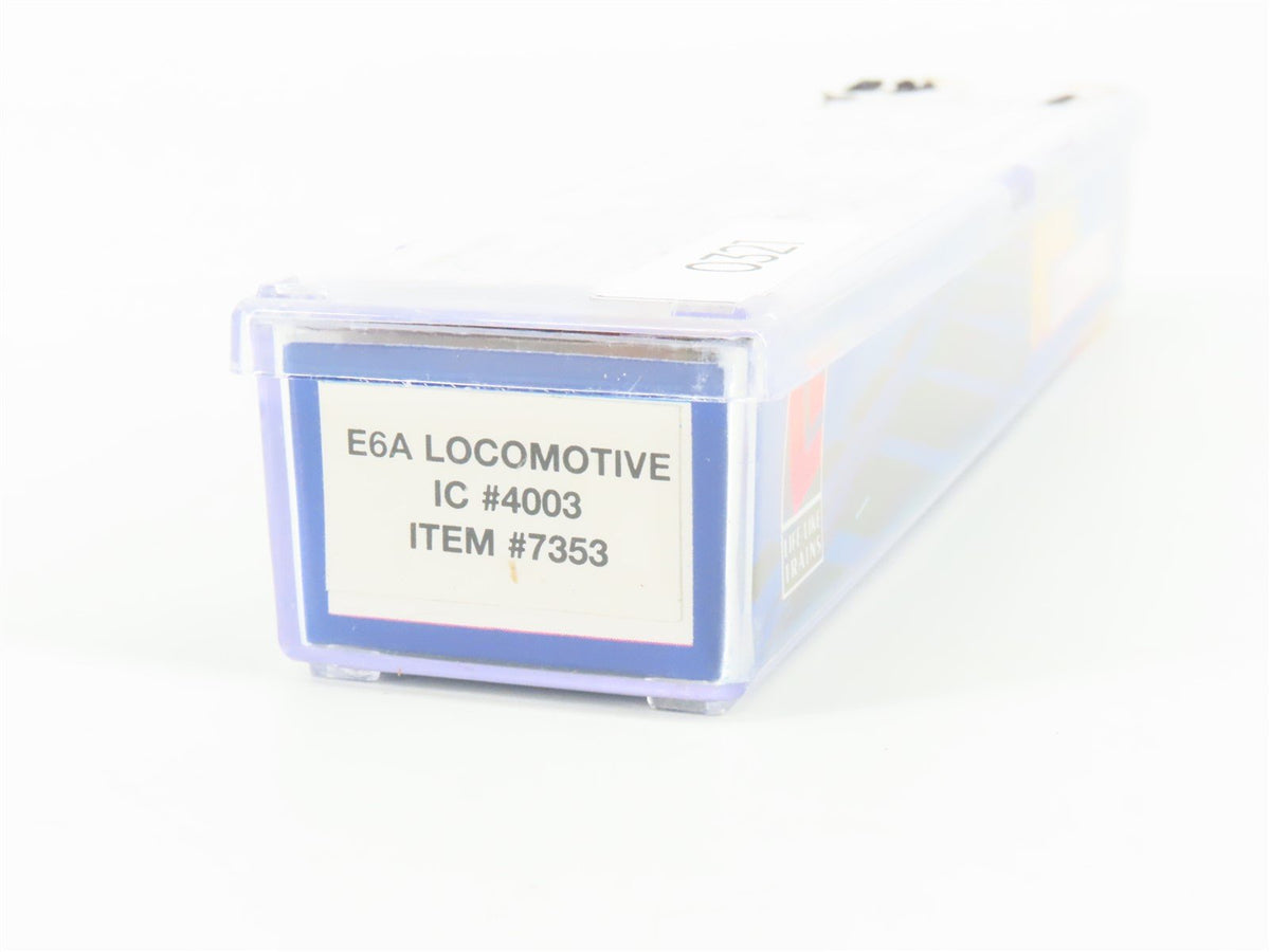 N Scale Life-Like 7353 IC Illinois Central EMD E6A Diesel Locomotive #4003