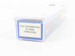 N Scale Life-Like 7353 IC Illinois Central EMD E6A Diesel Locomotive #4003