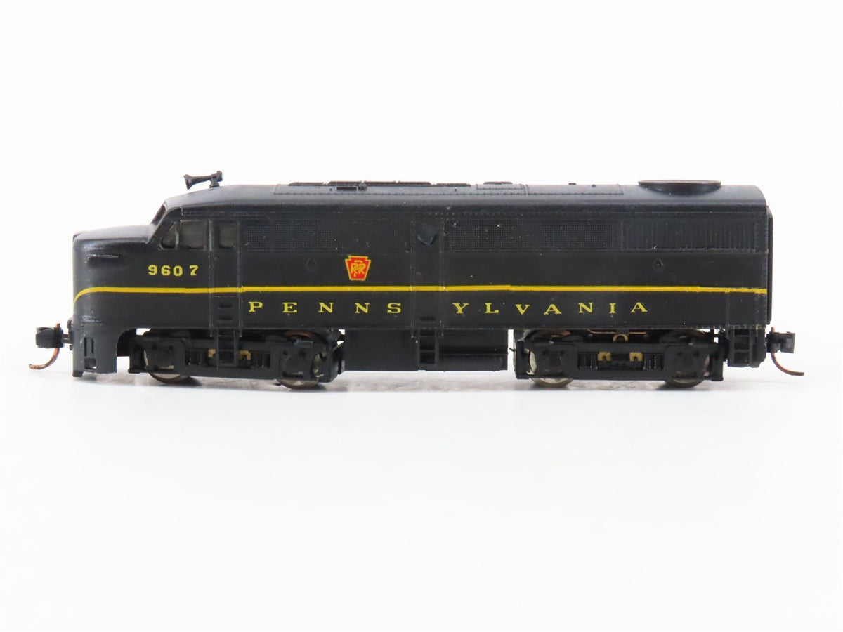 N Scale Life-Like 7415 PRR Pennsylvania ALCO FA1 Diesel #9607 - Custom